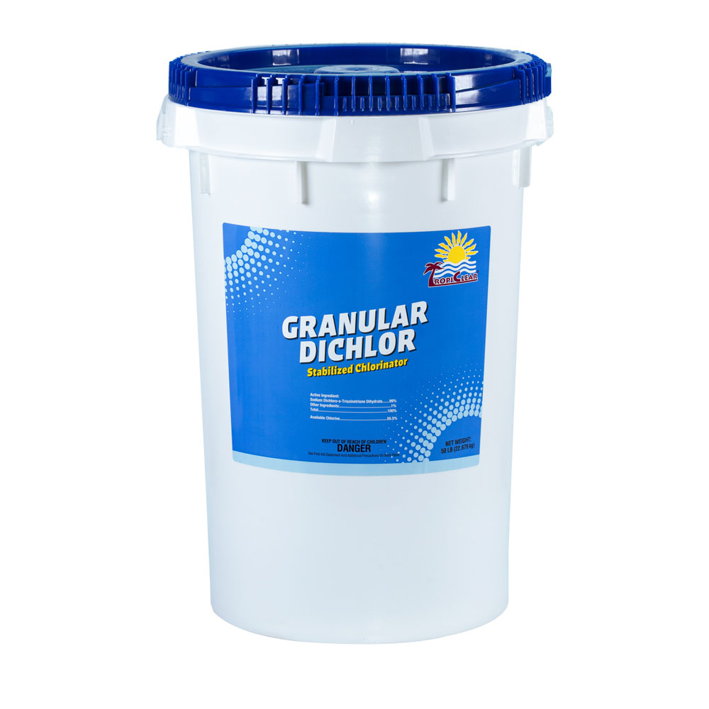 TropiClear Granular Dichlor 50 LB bucket