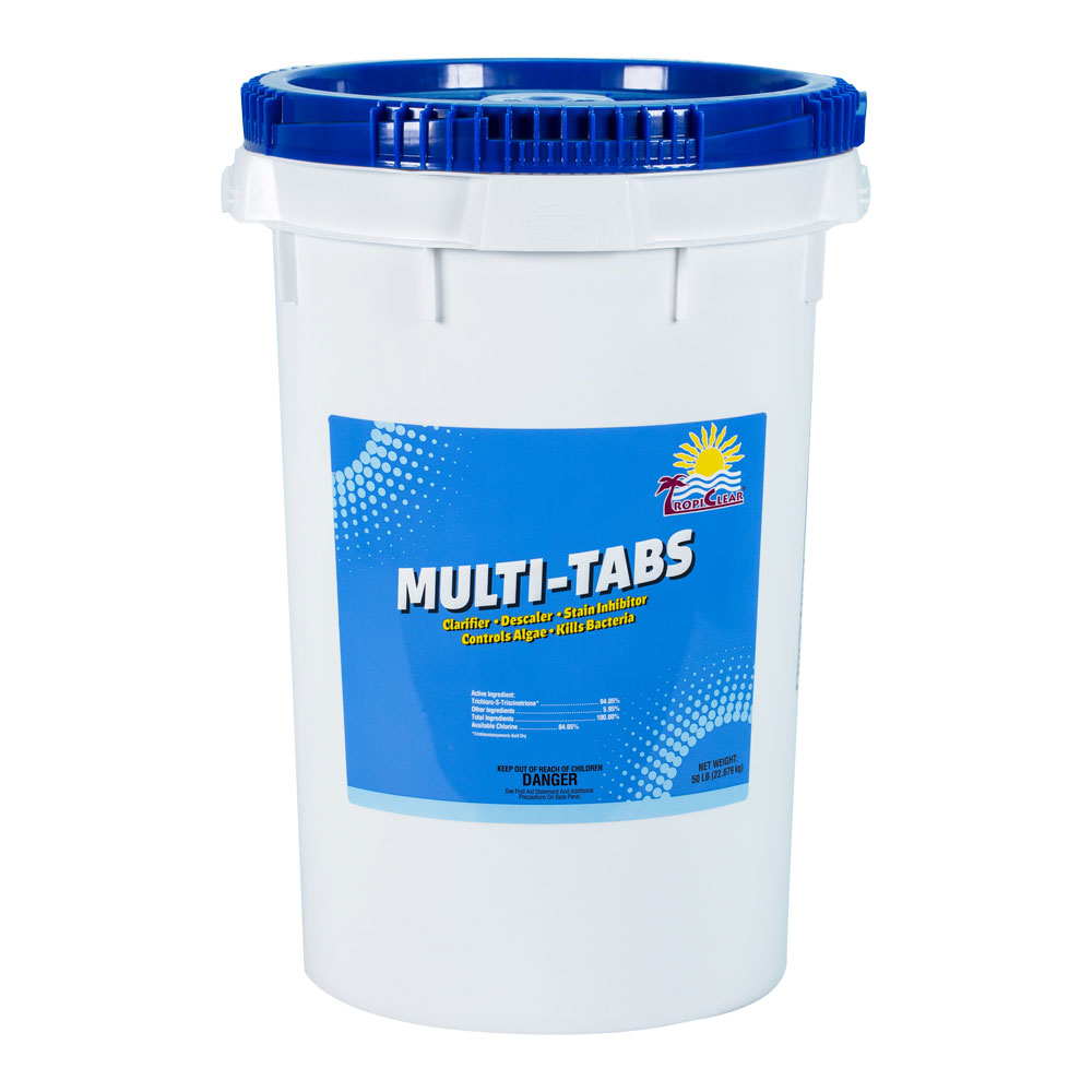 TropiClear Multi-Tabs 50 LB bucket