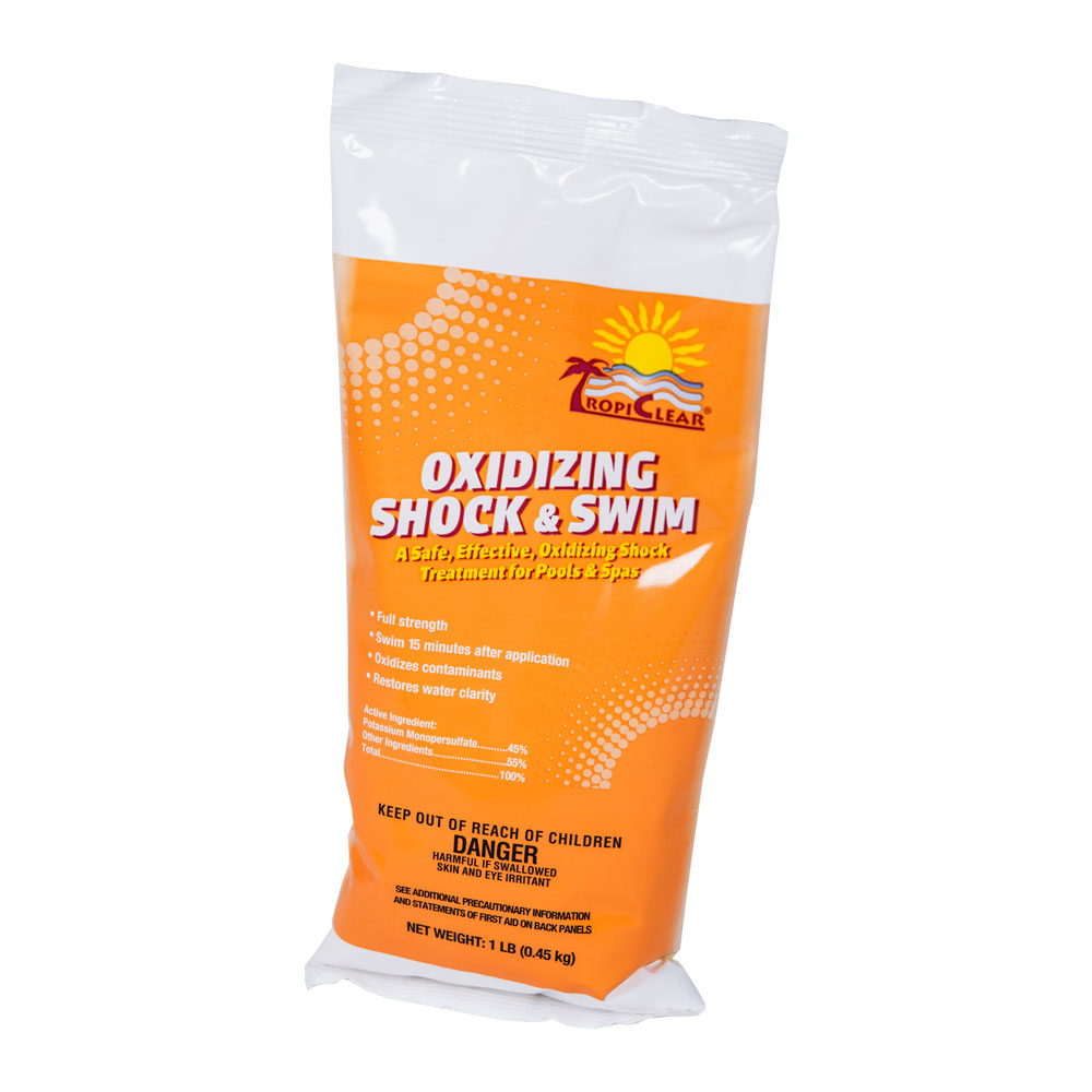 TropiClear Oxidizing Shock & Swim 1 LB bag