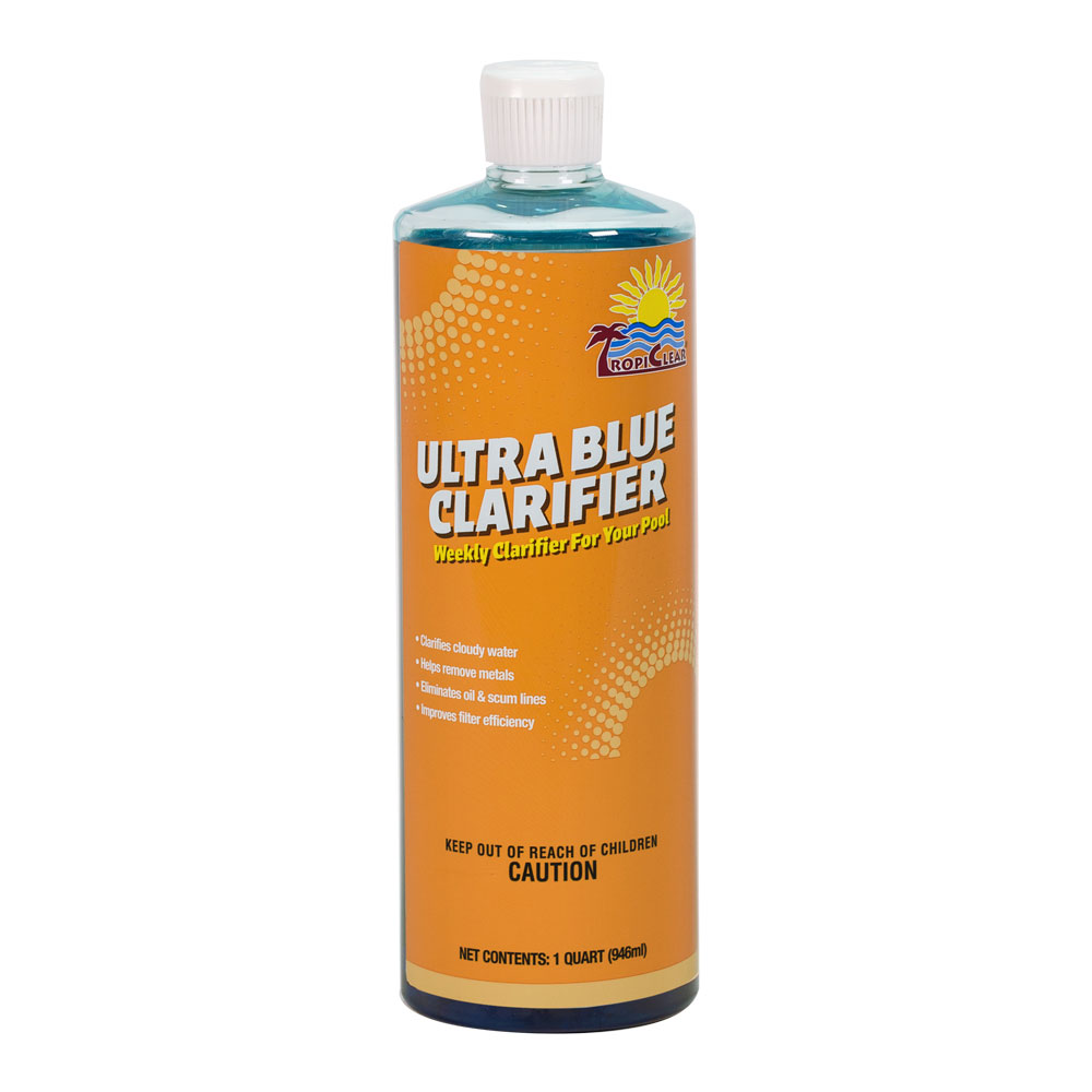 TropiClear Ultra Blue Clarifier 1 QT bottle